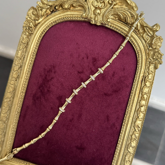 Xuping 14k Minimal Taşlı Kemik Bileklik