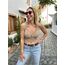 Beige Festival Top