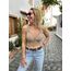 Beige Festival Top