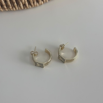 Xuping 14K Halka Anka Kuş Küpe