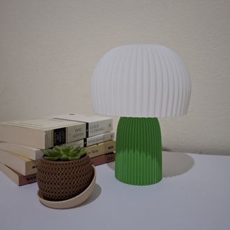 3d Baskı Mushroom Masa Lambası
