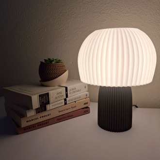 3d Baskı Mushroom Masa Lambası