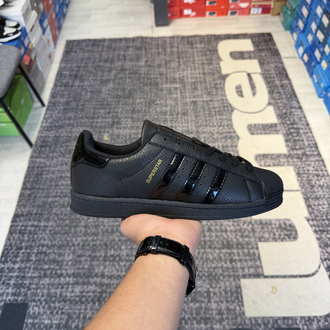 Adidas Superstar Parlak Siyah