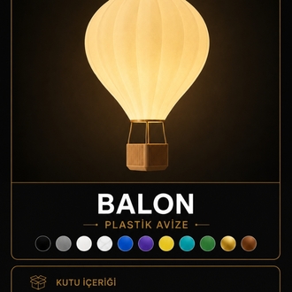 Lumeo | Sıcak Hava Balonu Şeklinde Lamba Abajuru |