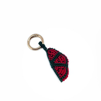 Handmade Macrame Watermelon Charm