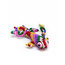 Handmade Colorful Macrame Fish Charm