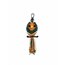 Handmade Macrame Owl Charm