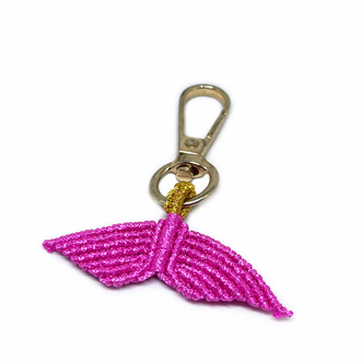 Handmade Macrame Wing Charm