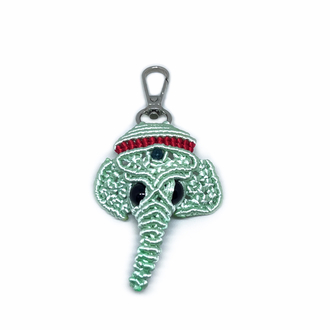Handmade Macrame Elephant Charm