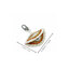 Handmade Macrame Oyster Charm