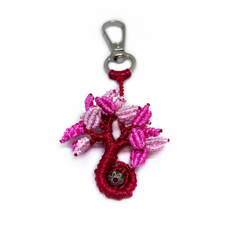 Handmade Macrame Tree of Life Charm
