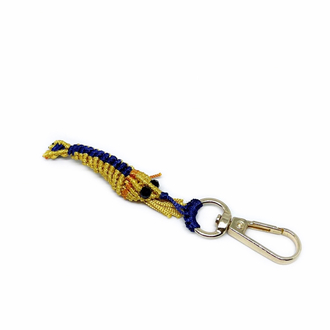 Handmade Macrame Shrimp Charm