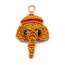 Handmade Macrame Elephant Charm