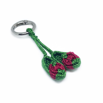 Handmade Macrame Bootie Charm