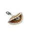Handmade Macrame Oyster Charm