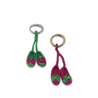 Handmade Macrame Bootie Charm