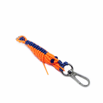 Handmade Macrame Shrimp Charm