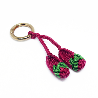 Handmade Macrame Bootie Charm