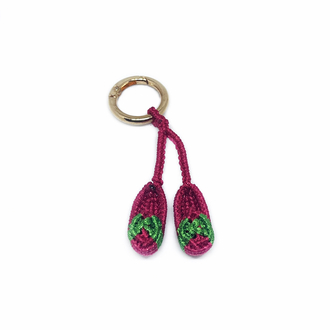Handmade Macrame Bootie Charm