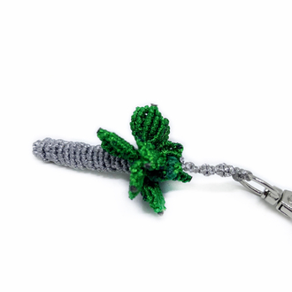 Handmade Macrame Palm Tree Charm