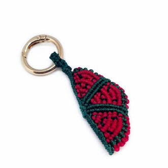 Handmade Macrame Watermelon Charm