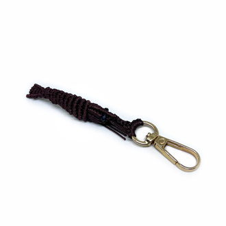 Handmade Macrame Shrimp Charm