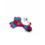 Handmade Colorful Macrame Fish Charm