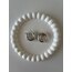 Tombul halka küpe silver