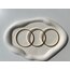 Üçlü ajda bileklik çelik gold