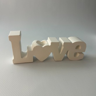 Love Yazılı Mumluk