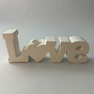 Love Yazılı Mumluk