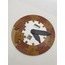 Renkli Daire Saat Puzzle (Ceviz-Kiraz)