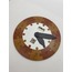 Renkli Daire Saat Puzzle (Ceviz-Kiraz)