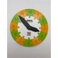 Renkli Daire Saat Puzzle (Turuncu-Yeşil)