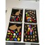 Dinozor, Kedi, Köpek ve Balık Puzzle Tablo Çocuklara Özel 4'lü Set