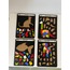 Dinozor, Kedi, Köpek ve Balık Puzzle Tablo Çocuklara Özel 4'lü Set
