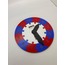 Renkli Daire Saat Puzzle (Mavi-Kırmızı)