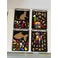 Dinozor, Kedi, Köpek ve Balık Puzzle Tablo Çocuklara Özel 4'lü Set