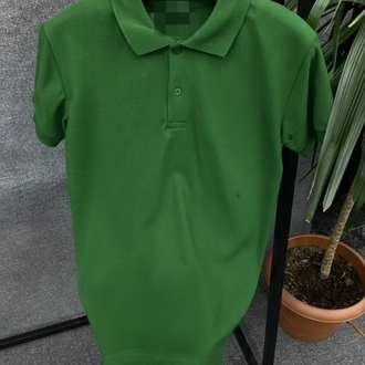 Koyu Yeşil Poloyaka T-shirt 