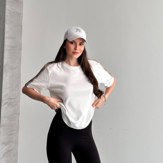 Şerit detay tshirt