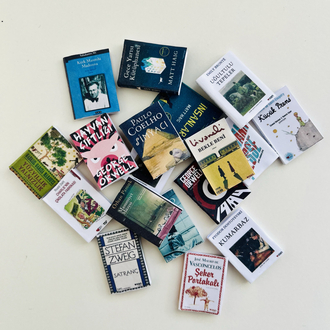 15 adet minyatür kitap (kişiye özel hazırlanır)