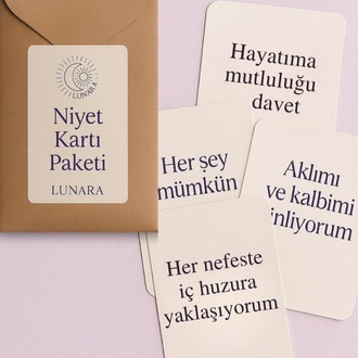 Niyet Kartı Paketi