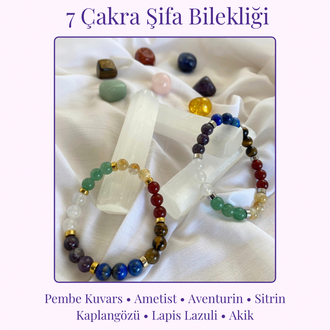 7 Çakra Şifa Bilekliği