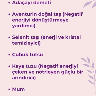 Enerji Temizliği Seti
