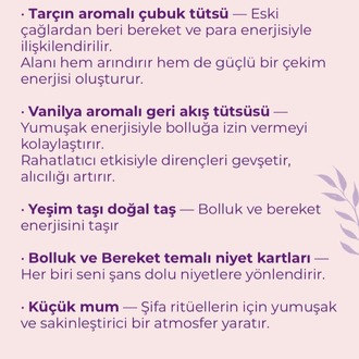 Bolluk ve Bereket İçin Şifa Kiti