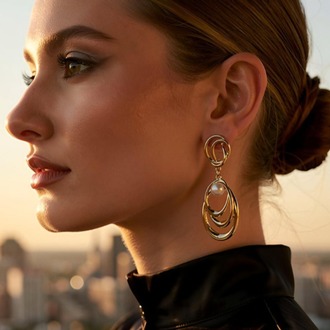 Zara Model Çelik Küpe