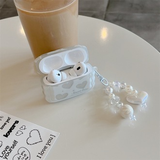 Airpods 1/2 & pro yüksek kaliteli parıltılı aşk kalp