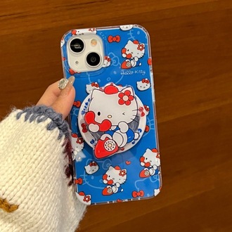 Manyetik Çift Yüzey IMD Mavi Zeminli Kalpli Telefon KT 15 PM