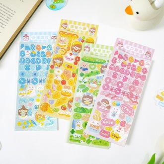 2'li Buyuk Hologram Stickers Deco Stickers