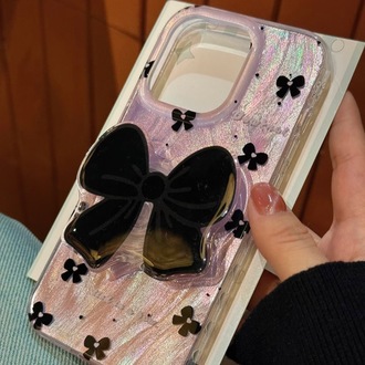 Kurdele Desenli İphone Kılıf + Holder